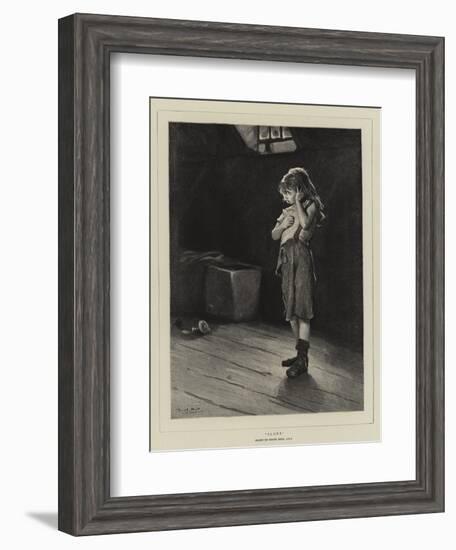 Alone-Frank Holl-Framed Giclee Print