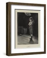 Alone-Frank Holl-Framed Giclee Print