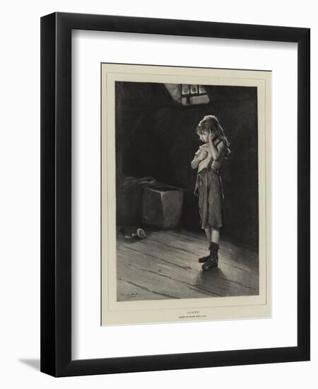 Alone-Frank Holl-Framed Giclee Print