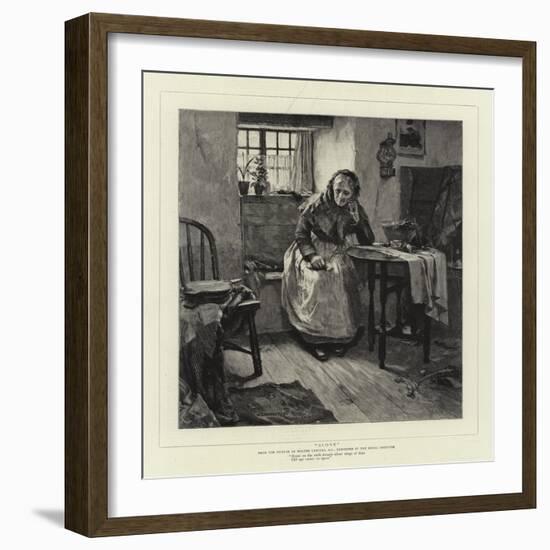 Alone-Walter Langley-Framed Giclee Print