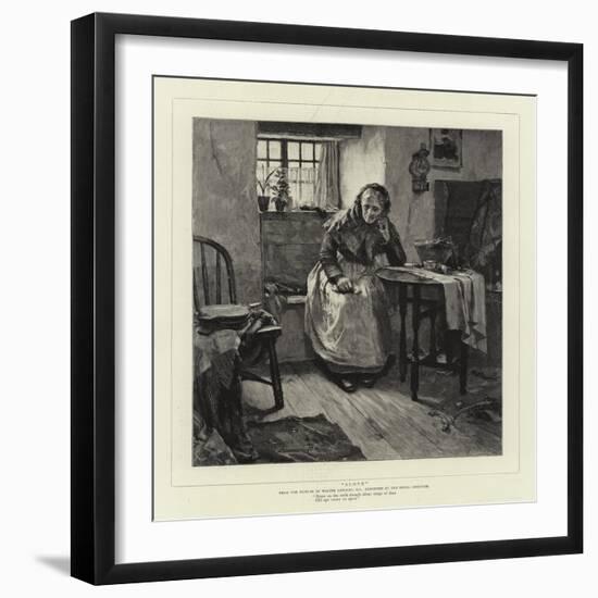 Alone-Walter Langley-Framed Giclee Print