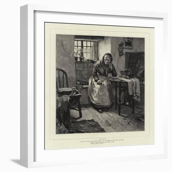 Alone-Walter Langley-Framed Giclee Print