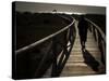 Along a Wooden Track During a Walk to the Beach in Village of Zahara De Los Atunes, Southern Spain-null-Stretched Canvas