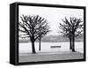 Along Lake Lucerne, Lucerne, Switzerland-Walter Bibikow-Framed Stretched Canvas