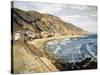 Along Malibu-Emil Kosa, Sr-Stretched Canvas