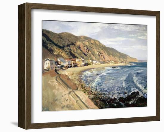 Along Malibu-Emil Kosa, Sr-Framed Art Print