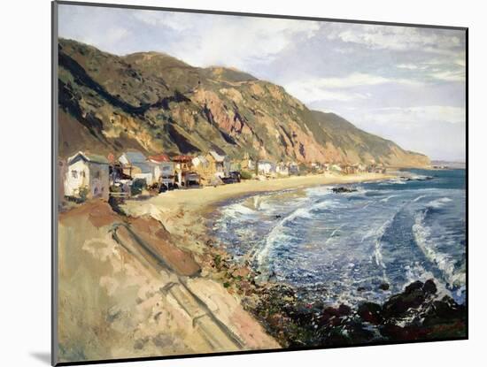 Along Malibu-Emil Kosa, Sr-Mounted Art Print