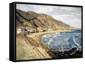 Along Malibu-Emil Kosa, Sr-Framed Stretched Canvas