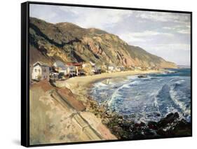 Along Malibu-Emil Kosa, Sr-Framed Stretched Canvas