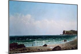 Along Newport Beach-Alfred Thompson Bricher-Mounted Giclee Print