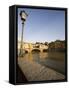 Along the Arno River and the Ponte Vecchio, Florence, Tuscany, Italy, Europe-Olivieri Oliviero-Framed Stretched Canvas