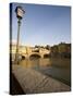 Along the Arno River and the Ponte Vecchio, Florence, Tuscany, Italy, Europe-Olivieri Oliviero-Stretched Canvas