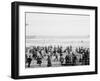 Along the Beach, Atlantic City, N.J.-null-Framed Photo