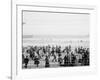 Along the Beach, Atlantic City, N.J.-null-Framed Photo