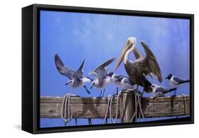 Along the Boardwalk-Michael Jackson-Framed Stretched Canvas