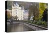 Along the Canal Street of Karlovy Vary, Czech Republic-Emily Wilson-Stretched Canvas