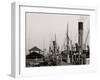 Along the Docks, Mobile, Ala.-null-Framed Photo