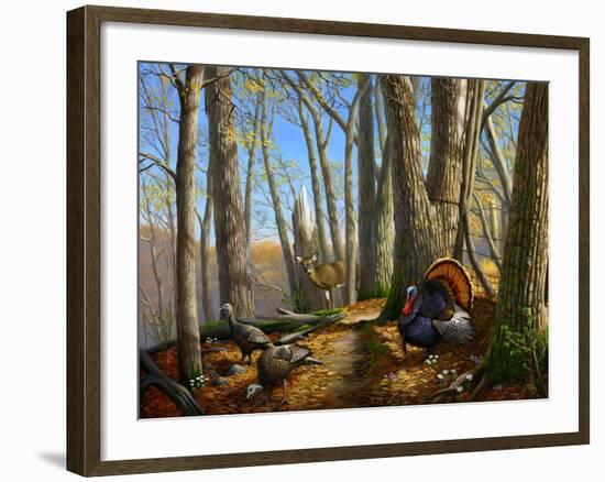 Along the Fence-Leo Stans-Framed Art Print