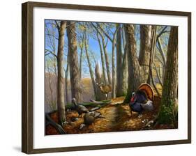 Along the Fence-Leo Stans-Framed Art Print