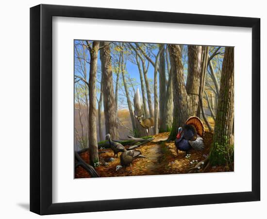 Along the Fence-Leo Stans-Framed Art Print