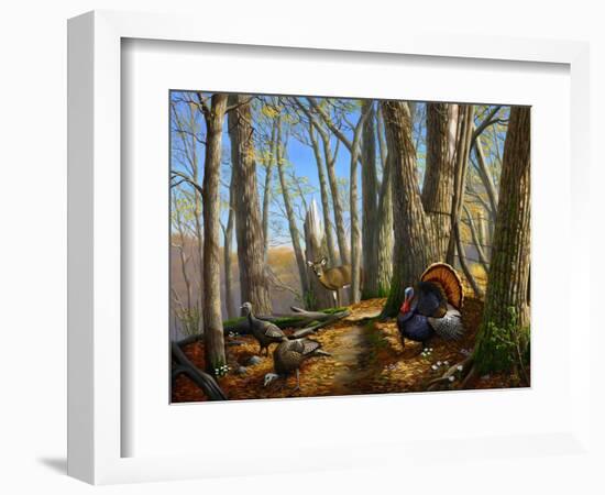 Along the Fence-Leo Stans-Framed Art Print