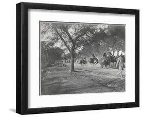 Along the Grand Trunk Road into Delhi, December 1912-English Photographer-Framed Photographic Print