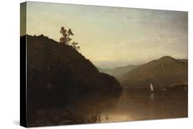 Along the Hudson-John Frederick Kensett-Stretched Canvas