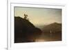 Along the Hudson-John Frederick Kensett-Framed Giclee Print