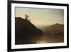 Along the Hudson-John Frederick Kensett-Framed Giclee Print