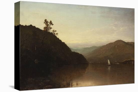 Along the Hudson-John Frederick Kensett-Stretched Canvas