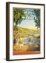 Along the Malibu-Kerne Erickson-Framed Art Print