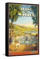 Along the Malibu-Kerne Erickson-Framed Stretched Canvas