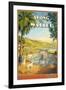 Along the Malibu-Kerne Erickson-Framed Art Print