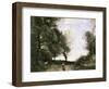 Along the Path-Jean-Baptiste-Camille Corot-Framed Giclee Print