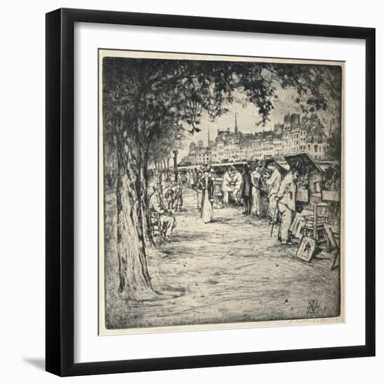 Along the Quay, 1915-Vaughan Trowbridge-Framed Giclee Print