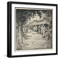 Along the Quay, 1915-Vaughan Trowbridge-Framed Giclee Print