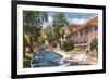 Along the River, San Antonio, Texas-null-Framed Premium Giclee Print