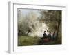 Along the River-Jules Frederic Ballavoine-Framed Giclee Print