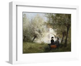 Along the River-Jules Frederic Ballavoine-Framed Giclee Print