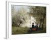 Along the River-Jules Frederic Ballavoine-Framed Giclee Print