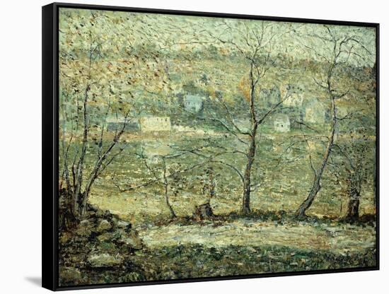 Along the River-Ernest Lawson-Framed Stretched Canvas