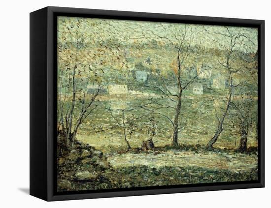 Along the River-Ernest Lawson-Framed Stretched Canvas