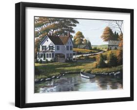 Along the Riverbank-Bill Saunders-Framed Giclee Print