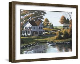 Along the Riverbank-Bill Saunders-Framed Giclee Print