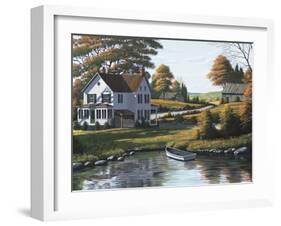 Along the Riverbank-Bill Saunders-Framed Giclee Print