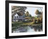 Along the Riverbank-Bill Saunders-Framed Giclee Print