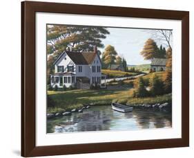 Along the Riverbank-Bill Saunders-Framed Giclee Print