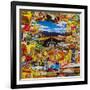 Along the Route-John Roy-Framed Giclee Print