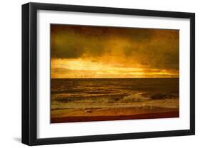 Along The Seashore-Osaria Copperstone-Framed Giclee Print