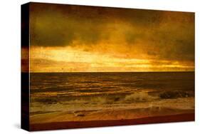 Along The Seashore-Osaria Copperstone-Stretched Canvas